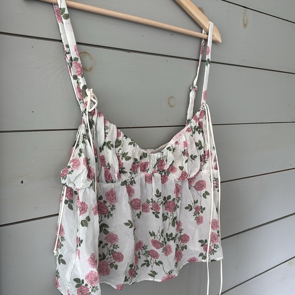 For Love & Lemons Floral Peasant Cami – Size M - Picture 3 of 6